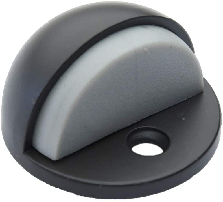 Domed Door Stop-Black 1