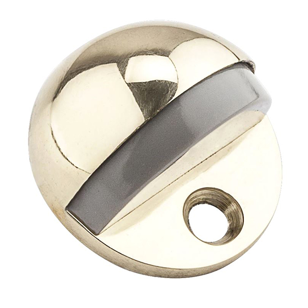 Domed Door Stop-Brass Plated 1