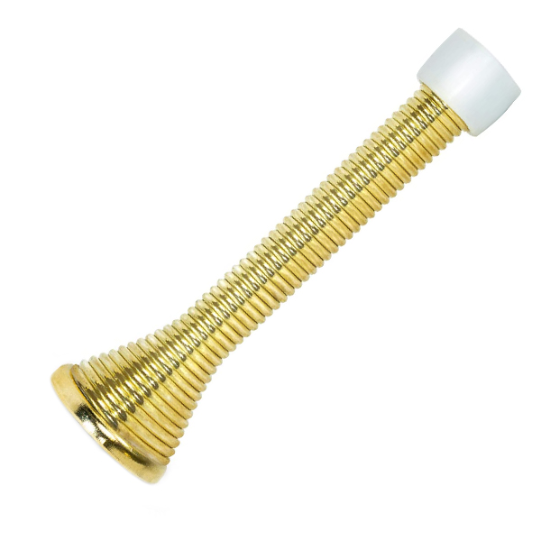 Spring Door Stop-Brass Plated 1