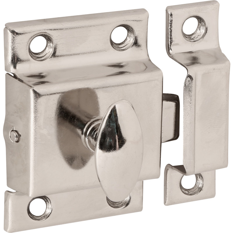 Cupboard Door Catch With Die Cast Knob