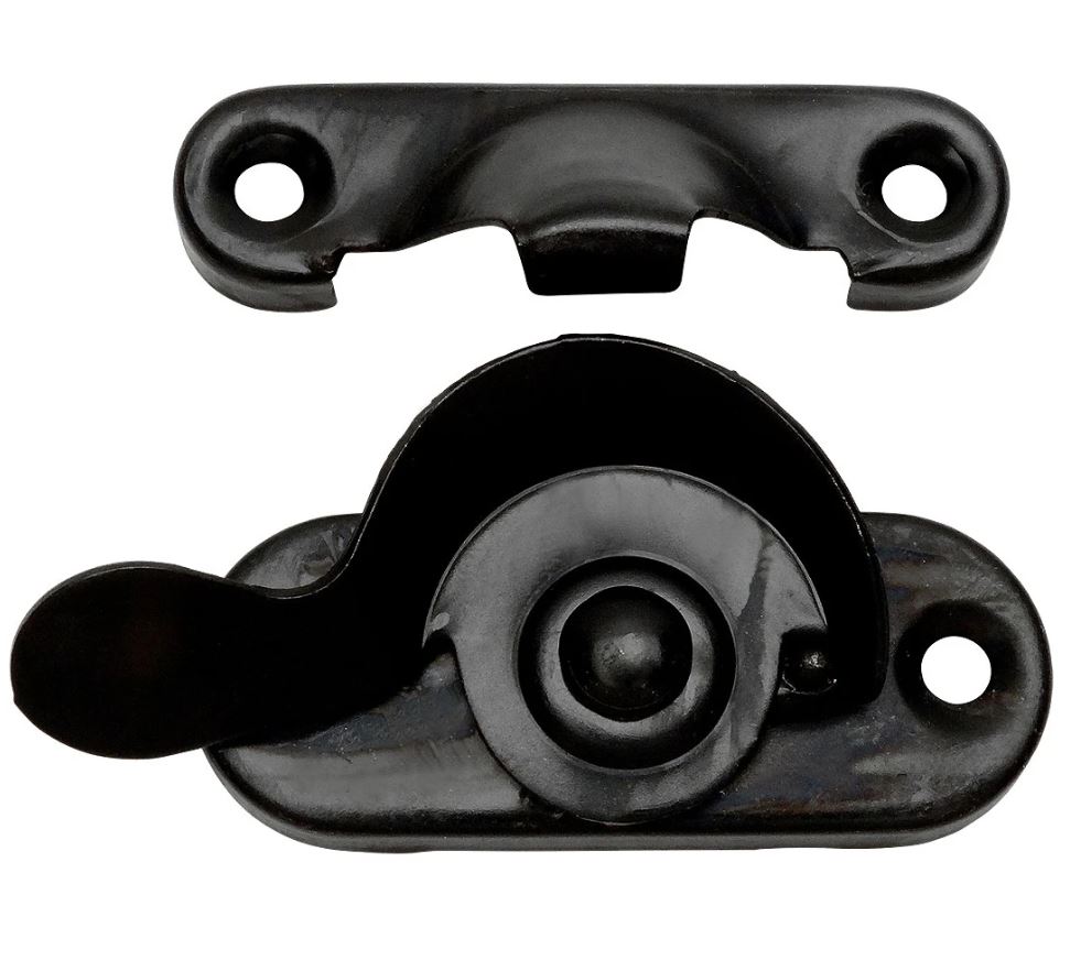 Sash Lock-Flat Black 1