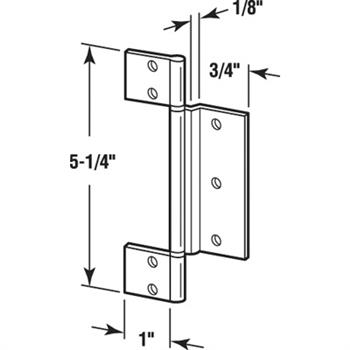 Screen Door Hinges-Silver