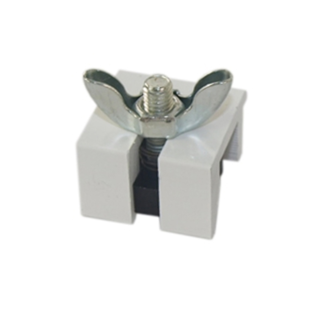 Sliding Door Track Lock Thumb Screw Window Lock-White