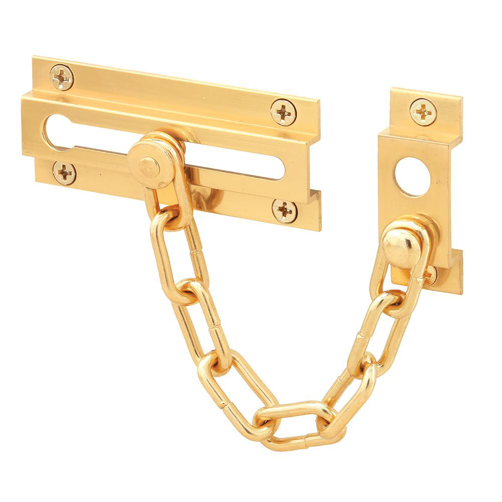 Chain Door Fastener-Brass Plated 1