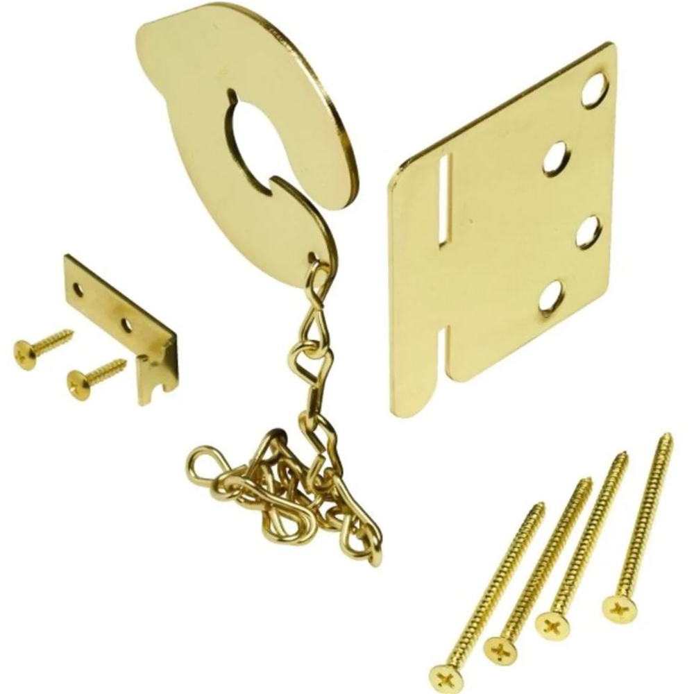 Door Anchor Bolt-Brass Plated 1