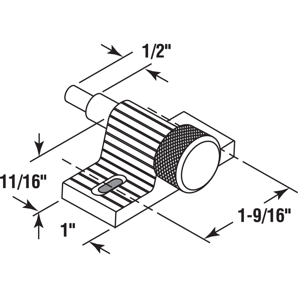 Aluminum Sliding Glass Patio Door Lock 2