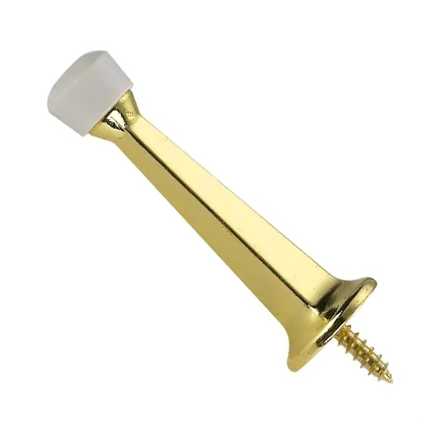 Rigid Door Stop-Brass Plated 1