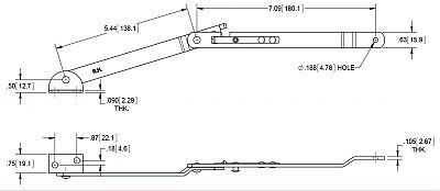 Folding Table Leg Brace 2